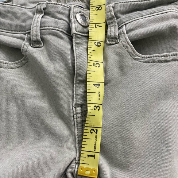 😍😎American Eagle Distress Faded Gray Skinny Stretch Jeans - Picture 7 of 8